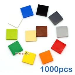 1000pcs DIY Building Blocks Figure Bricks Ceramic Tile 2x2 Educational Creative Size Compatible With 3068 Toys for Children