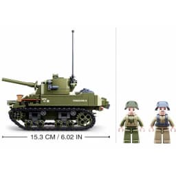 SLUBAN US Military Higgins Landing Craft Warship Building Blocks Navy Weapons Boat Moc Bricks Classic Aircraft Tanks Model Toys