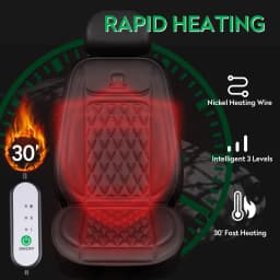 12/24V Heated Car Seat Cover Electric Car Seat Heating Pad Warm Winter Heated Seats Cushion Universal Automobile Seat Covers