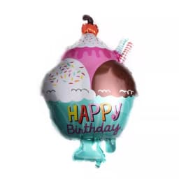 New Pizza Hot Dog Popcorn Donut Burger Aluminum Film Balloon, Food Shaped Balloon Children's Birthday Decoration