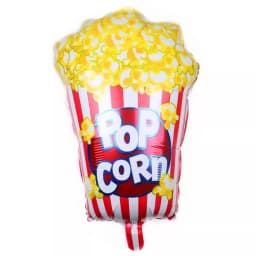 New Pizza Hot Dog Popcorn Donut Burger Aluminum Film Balloon, Food Shaped Balloon Children's Birthday Decoration