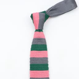 Fashion Men's Colourful Knitted Necktie Narrow 6CM Classic Woven Cravate Trendy Striped Skinny Ties For Dinner party Daily Wear