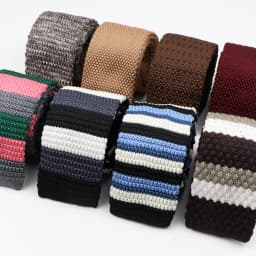 Fashion Men's Colourful Knitted Necktie Narrow 6CM Classic Woven Cravate Trendy Striped Skinny Ties For Dinner party Daily Wear