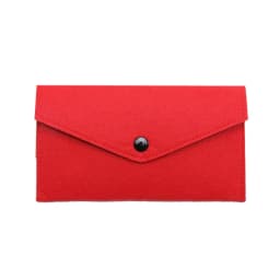 Unisex Portable Felt Coin Purse Multifunction Cards Wear-Resistant Phone Bag Mobile Phone Passport Storage Pocket Change Bag