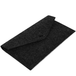 Unisex Portable Felt Coin Purse Multifunction Cards Wear-Resistant Phone Bag Mobile Phone Passport Storage Pocket Change Bag