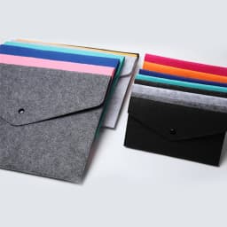Unisex Portable Felt Coin Purse Multifunction Cards Wear-Resistant Phone Bag Mobile Phone Passport Storage Pocket Change Bag