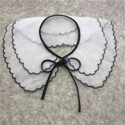 Women Lace Fake Collar For Shirt Detachable Collars Blouse Cloud Shoulder Doll Collar Mesh Embroidery Hollow False Collar