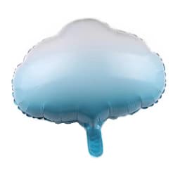New Rainbow Sun Balloon 18-inch Cartoon Macaron Five-pointed Star Blue Sky White Cloud Children's Birthday Party Decoration