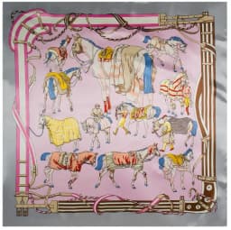 90*90cm Luxury Brand Women Silk Scarfs Van Gogh Painting Square Scarves Spring Summer Shawls For Ladies