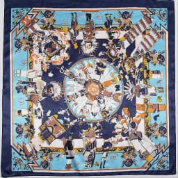 90*90cm Luxury Brand Women Silk Scarfs Van Gogh Painting Square Scarves Spring Summer Shawls For Ladies