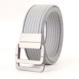 110-170cm Long Punk Canvas Belt New Men Women Jeans Decorative Double Ring Metal Buckle Belt Fashion Street Style Wild Waistband