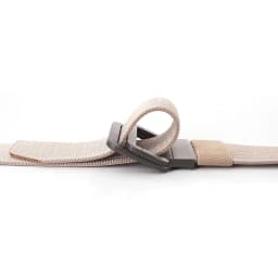 110-170cm Long Punk Canvas Belt New Men Women Jeans Decorative Double Ring Metal Buckle Belt Fashion Street Style Wild Waistband