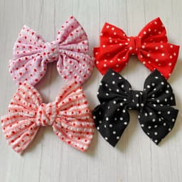 Children New Candy Color Dots Large Hair Bow Hairclips Girls Cute Plaid Bowknot Barrette Kids Hair Clips Baby Hairgrips Headwear