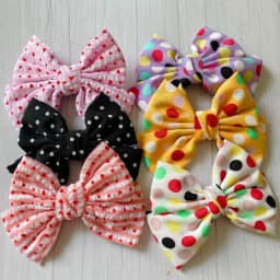 Children New Candy Color Dots Large Hair Bow Hairclips Girls Cute Plaid Bowknot Barrette Kids Hair Clips Baby Hairgrips Headwear