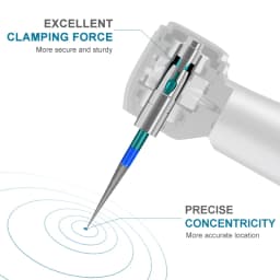 Dental High Speed Hand Piece LED Self-Luminous Air Turbine Handpiece 2 Holes 4 Holes Dentist Chair Parts Small Head M500LG