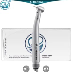 Dental High Speed Hand Piece LED Self-Luminous Air Turbine Handpiece 2 Holes 4 Holes Dentist Chair Parts Small Head M500LG
