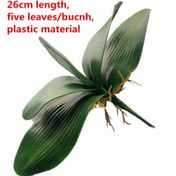 One Latex Butterfly Orchid Flowers 9 Heads Real Touch Good Quality Artificial Phalaenopsis Orchid