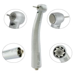 COXO Dental LED Fibre Optic High Speed Handpiece CX207-G Dental Air Turbine Coupling M6 Coupler/Adaptor YUSENDENT