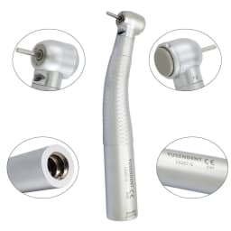 COXO Dental LED Fibre Optic High Speed Handpiece CX207-G Dental Air Turbine Coupling M6 Coupler/Adaptor YUSENDENT