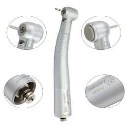 COXO Dental LED Fibre Optic High Speed Handpiece CX207-G Dental Air Turbine Coupling M6 Coupler/Adaptor YUSENDENT