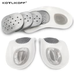 1 Set Orthopedic Shoes Insoles For Feet Foot Massager Sccessories Arch Support Plantar Fasciitis Knee Pads For Work Shoe Sole