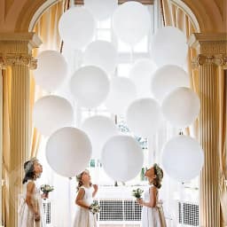 5/10/12/18/36 Inch White Balloons Birthday Wedding Arch Wreath Decoration Baby Shower Chrome Metal Gold Latex Balloon Wholesale