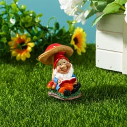 Creative 1pcs Mini Gnome Snail Funny Resin Dwarfs Statue Cute DIY Bonsai Decoration For Desk Garden Sculpture Decor Dropshipping