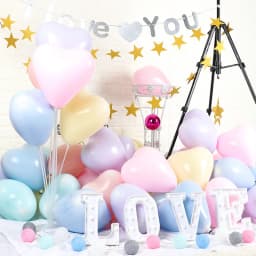 10pcs 10 inch 2.2g Macaron Love Balloons Wedding Valentine's Day Party Decoration Round heart-shaped latex balloons