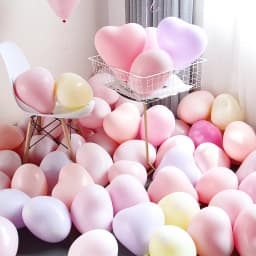 10pcs 10 inch 2.2g Macaron Love Balloons Wedding Valentine's Day Party Decoration Round heart-shaped latex balloons