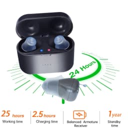 Rechargeable Hearing Aids Digital 4 Channels Portable Sound Amplifier 5 Colors Invisible SR41 Adjustable Audifonos