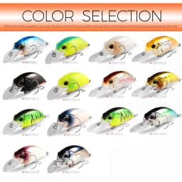 BearKing 65mm 16g hot model A+ fishing lure new crank 5color for choose dive 10-12ft,2.8-3.2m fishing tackle hard bait
