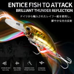 BearKing 65mm 16g hot model A+ fishing lure new crank 5color for choose dive 10-12ft,2.8-3.2m fishing tackle hard bait