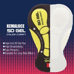 KEMALOCE Black Cycling Bib Shorts Men Shockproof 5D Gel Pad Bike Bib Shorts Reflective Men MTB Lycra Bicycle Tights Knicker