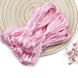 Cute-idea 10m/lot Colorful Nylon Cord 1.5mm  DIY Baby Teether Pacifier Clip Toy Accessories Bracelet Braided String Baby Goods