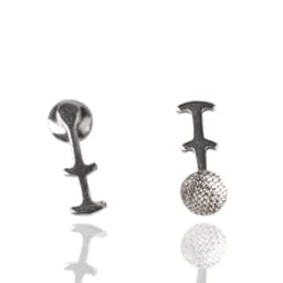 50pcs Dental Orthodontic Lingual Button Bondable Power Arms Adhesive Bracket Brace Archwires Crimpable Hook Lingual Small cleat