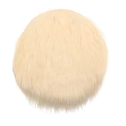 1pcs Solid Color Warm Wool Round Cushion Stool Pad Thickening Dining Chair Cushion Anti-Slip Seat Mat Chair Mat Pad