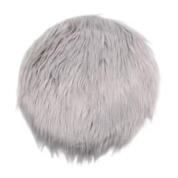 1pcs Solid Color Warm Wool Round Cushion Stool Pad Thickening Dining Chair Cushion Anti-Slip Seat Mat Chair Mat Pad