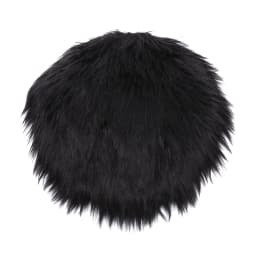 1pcs Solid Color Warm Wool Round Cushion Stool Pad Thickening Dining Chair Cushion Anti-Slip Seat Mat Chair Mat Pad