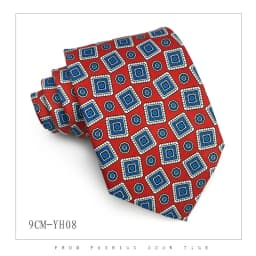 9cm Brand Paisley Floral Neckties Formal Business Ties for Men Wedding Retro Paisley Necktie Men's Business Bridegroom Neckties