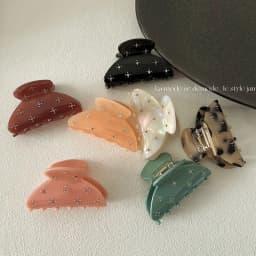 Small Flash Diamond Ice Cream Color Cute Girl Hairpin Good Texture Small and Exquisite Grasping Clip Hairpin Hair Accessories