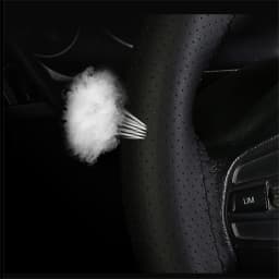 Carbon Fiber Car Steering Wheel Cover Sew DIY Hand Stitch PU Leather Protector Braiding Cover For Steering Wheel 38 cm