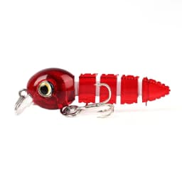 Wobblers Multi-Section Fishing Lure Minnow 5cm4g Joint Bait Swimbait Artificial Hard Bait Crankbait Trolling Bass Tackle