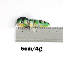Wobblers Multi-Section Fishing Lure Minnow 5cm4g Joint Bait Swimbait Artificial Hard Bait Crankbait Trolling Bass Tackle