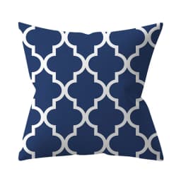 Navy Blue Mandala Nordic Geometric Pillowcase 45x45 Cushion Cover Decorative Pillow Sofa Home Decor Polyester