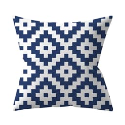 Navy Blue Mandala Nordic Geometric Pillowcase 45x45 Cushion Cover Decorative Pillow Sofa Home Decor Polyester