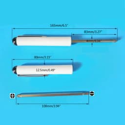 Portable Screwdriver with Magnet Pocket Clips Strong Slotted Screwdriver for Automotive Technician Mechanician Dropship