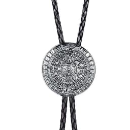 New Mexico Aztec Mayan Solar Calendar bolo Tie bolo Tie