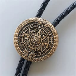 New Mexico Aztec Mayan Solar Calendar bolo Tie bolo Tie