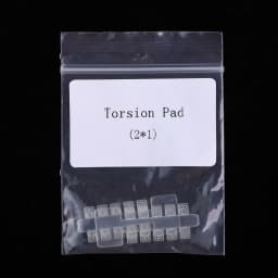 2pcs/Bag Dental Orthodontic Rotation Wedges Dentist Bracket Use Dental Ligature Rotary Torsion Pad Tooth Dentistry Tools