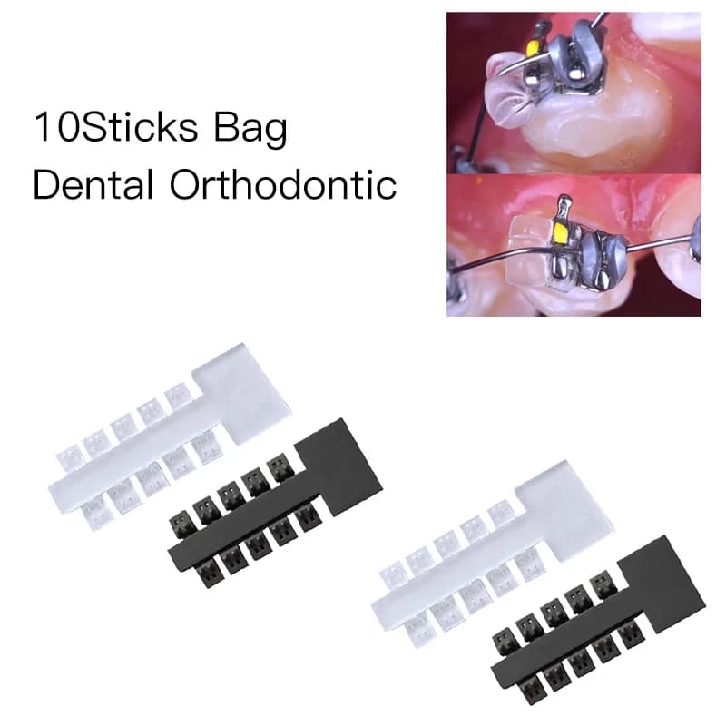 2pcs/Bag Dental Orthodontic Rotation Wedges Dentist Bracket Use Dental Ligature Rotary Torsion Pad Tooth Dentistry Tools